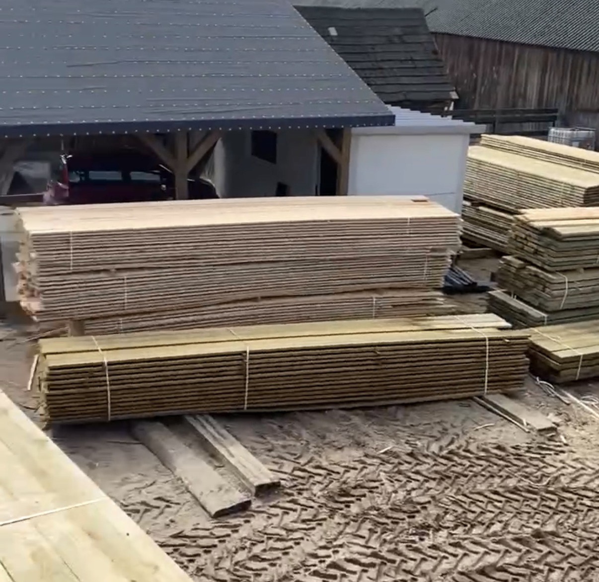 Tarcica przygotowana do transportu